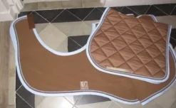 Couvre-reins polaire RG Italy - Camel bord ciel