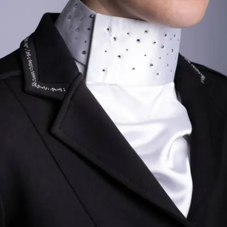 Cravate Lavallière satinée avec cristaux - Harrys horse