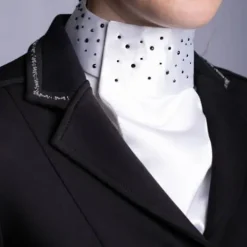 Cravate Lavallière satinée avec cristaux - Harrys horse