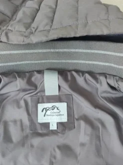 Doudoune grise Penelope Leprevost