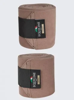 Ensemble Camel tapis + bonnet + bandes Equiline