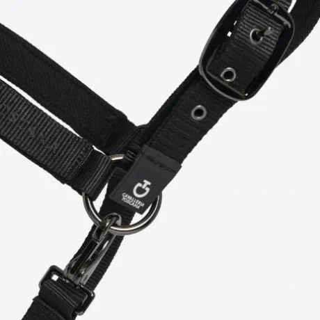 Ensemble licol & longe nylon noir - Cavalleria Toscana