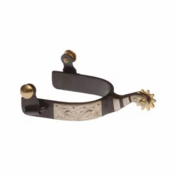 Eperons noirs avec plaque métallique - Lakota