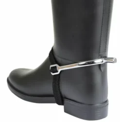 Eperons polo avec courroies - Kerbl - Acier inoxydable, nylon