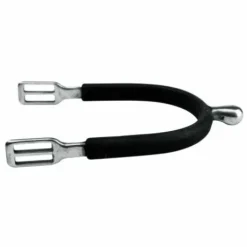 Eperons polo en inox gainé caoutchouc - Felling