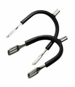 Eperons Prince de Galles inox gainé caoutchouc - Feeling