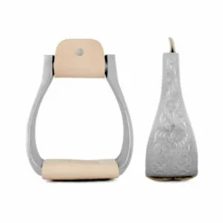 Etriers aluminium western fond large 7,2 cm