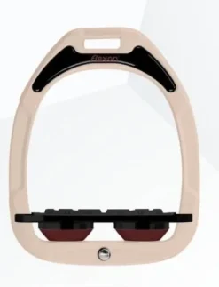 Etriers Flex On GC Milkshake noir Choco plat grip