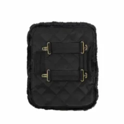 Extension de poitrail matelassé mouton vegan en noir - Kentucky