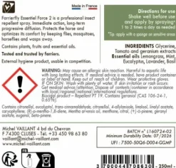 Farrierfly Spray Répulsif Longue durée - Essentiel Force 2
