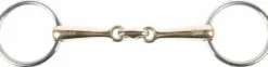 Filet de bride double brisure maillechort - Harrys horse - mors inox