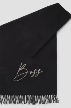 Foulard Logo Noir - Boss Equestrian - Tricot doux