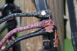 Frontal disco à pression - ju & pa - cuir tanné végétal