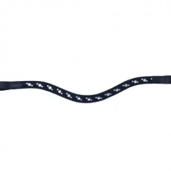 Frontal Raffinée en cuir avec strass - Jmr Pro