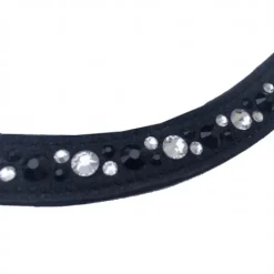 Frontal Raffinée en cuir avec strass - Jmr Pro