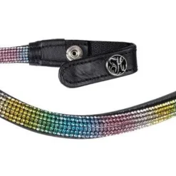 Frontal Rainbow - HARRY'S HORSE - Cuir avec cristaux