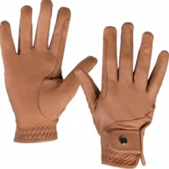 Gants d'équitation en cuir pro - qhp