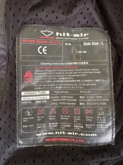 Gilet Airbag Hit-Air – Équitation – Taille Kids L