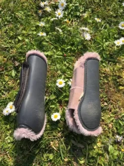 Guêtres - Norton - grises et roses