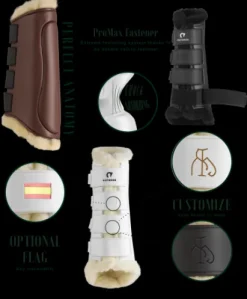 Guêtres postérieurs Royal mouton synthétique Gatusos