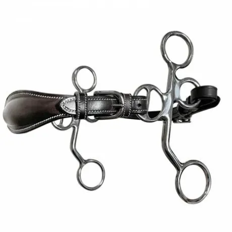 Hackamore PONEY cuir branches courtes - Jump'in