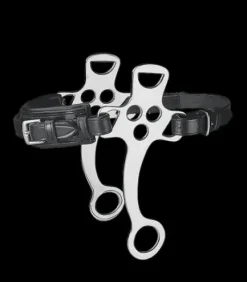 Hackamore professionnel branches courtes - Waldhausen - Cuir noir