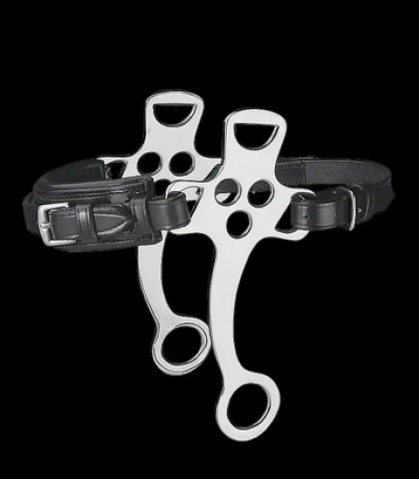 Hackamore professionnel branches courtes - Waldhausen - Cuir noir