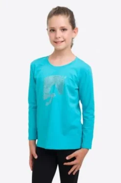 Haut d'équitation Jumping Star Kids - Cavalliera - Manches lounges