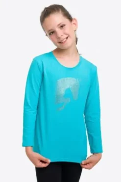 Haut d'équitation Jumping Star Kids - Cavalliera - Manches lounges