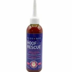 Hoof Rescue, lotion de soin pour les fourchettes pourries de chez Bleu Roy