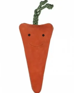 Jouet de boxe xl carotte - QHP - suède, fibre de coco