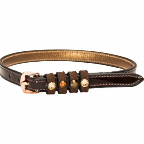 Lanières d'éperons en cuir avec strass - Imperial Riding