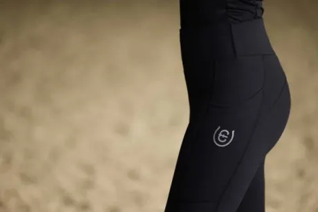 Legging d'équitation Knee grip Movement Black Edition - Equestrian Stockholm