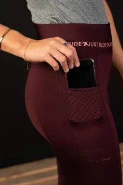 Legging Equitights Just Ride Rosegold Full Grip - Harry's Horse