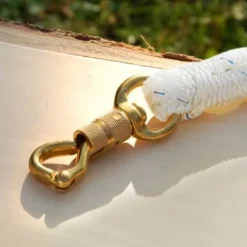 Longe de travail 3.70m mousqueton sécurité Brockamp