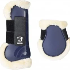 Lot guêtres et protège-boulets fausse fourrure - Horka