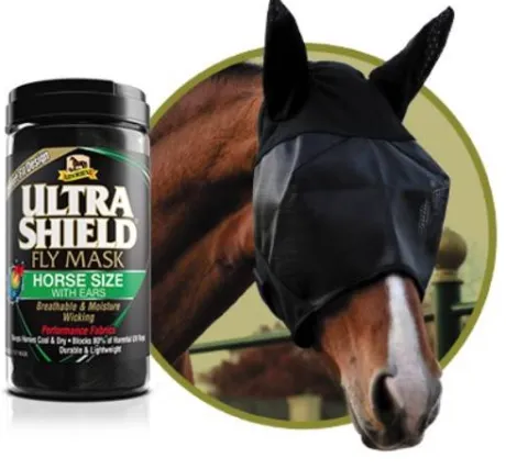 Masque anti-mouches avec oreilles - Absorbine - Léger et respirant