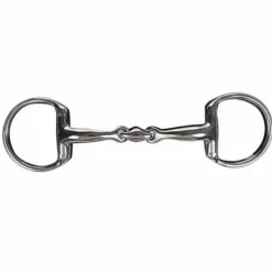 Mors à olive anatomique double brisure 18mm inox