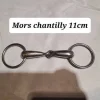 Mors chantilly simple brisure metal 11cm