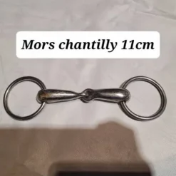 Mors chantilly simple brisure metal 11cm