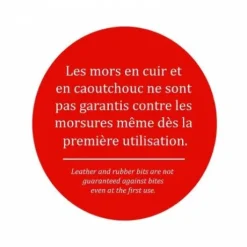 Mors en cuir plat MCP - Jump'in