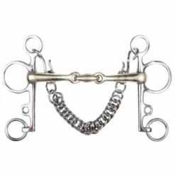 Mors Pelham en maillechort 16 mm - HKM