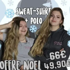 Offre de Noël - Sweat + Polo Un Coeur de Cavalière Adulte / Enfant