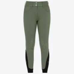 Pantalon d'équitation American Breeches Knee Grip Vert - CAVALLERIA TOSCANA
