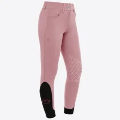 Pantalon d'équitation American Breeches knee grip Rose - CAVALLERIA TOSCANA