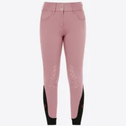 Pantalon d'équitation American Breeches knee grip Rose - CAVALLERIA TOSCANA
