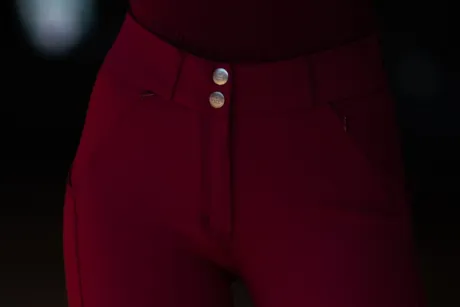 Pantalon Elite Knee Grip Dark Bordeaux - Equestrian Stockholm