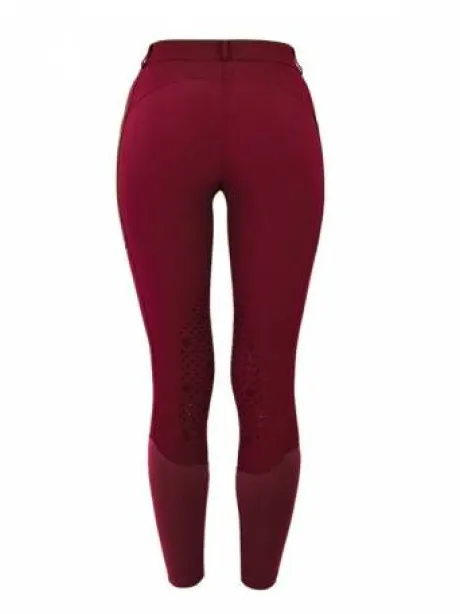 Pantalon Elite Knee Grip Dark Bordeaux - Equestrian Stockholm