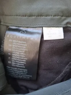 Pantalon Equitheme T36 vert sapin