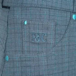 Pantalon Flag's&cup Check femme